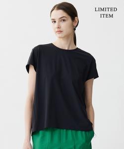 Пуловер с коротким рукавом из матовой ткани «дайвинг»