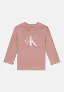 Унисекс топ с длинными рукавами и монограммой Calvin Klein Jeans, Noble Rose