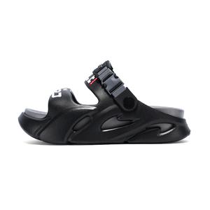 Летняя верхняя одежда с мягкой подошвой, спортивные тапочки для отдыха на природе, летние пляжные сандалии унисекс, коробка в комплекте MESUCA, Black Gray