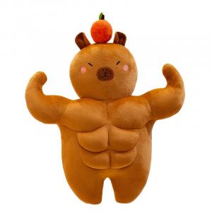 Мягкая игрушка Muscle Capita Pulling Dolls высотой 36см/58см Velvet Mill, коричневый