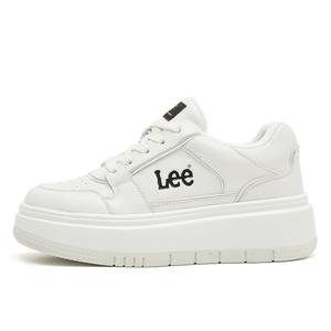 Низкие женские кроссовки, увеличивающие рост Lee, White