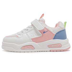 Детские скейтерские кроссовки Kids WARRIOR, белый/розовый/синий