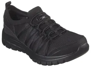 Кроссовки-слипоны Skechers "GRACEFUL-SOFT SOUL" с эффектом памяти, черный