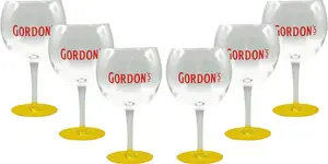 Набор бокалов Mixcompany Gordon’s Gin Ballongläser, 6 предметов, 300 мл, прозрачный/желтый