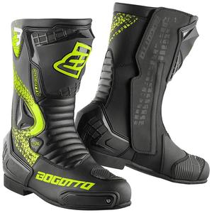 Мотоциклетные ботинки Bogotto losail evo, Black/Yellow Fluo