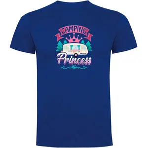 Футболка с коротким рукавом Kruskis Camping Princess, синий