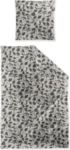 Комплект постельного белья премиум-класса из фланели Koala-HK 8588, цвет серый, размер 135x200+80x80 Irisette GmbH & Co. KG