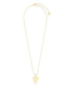 Ожерелье Cameron с подвеской в форме сердца, покрытое 14-каратным золотом Brook & York, gold-plated