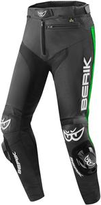 Спортивные кожаные брюки Berik, Black/Green