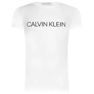 Футболка узкого кроя Institutional Calvin Klein, белый