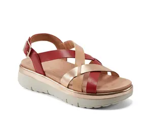 Сандалии на танкетке Easy Spirit Indie, красные