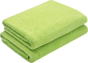 Банные полотенца Zollner 00000320 2er-Set, зеленый