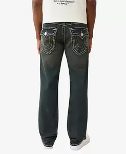 Мужские джинсы Ricky с суперстрочкой T-stitching True Religion, синий