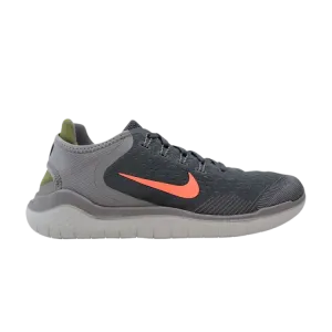 Кроссовки Nike Wmns Free RN 2018 'Gunsmoke Crimson Pulse', серый