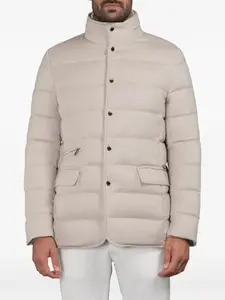Стеганая куртка Ilvo Moorer, бежевый