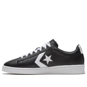 Кроссовки pro leather low 'black white' Converse, черный