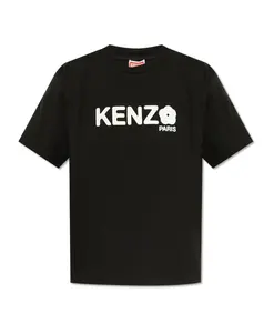 Футболка с принтом логотипа Kenzo, черный