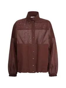 Хлопковая куртка Brunello Cucinelli, красный