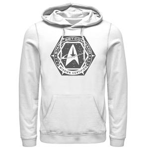 Мужская толстовка со значком командования Звездного пути Звездного Флота Licensed Character