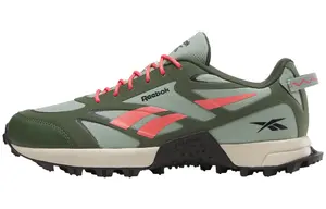 Reebok Женские кроссовки для бега по пересеченной местности с низким верхом, устойчивые к истиранию, зеленые/розовые