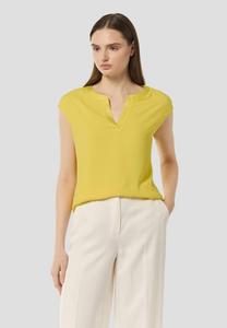 Базовая футболка MIT AAUSSCHNITT comma, желтый