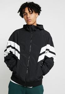 Легкая куртка Urban Classics CRINKLE PANEL TRACK JACKET, цвет Black/White