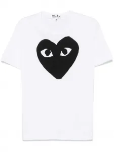 Футболка с принтом Comme Des Garçons Play, белый
