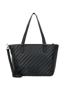 Сумка-шоппер Mirela 44 см черного цвета Tom Tailor