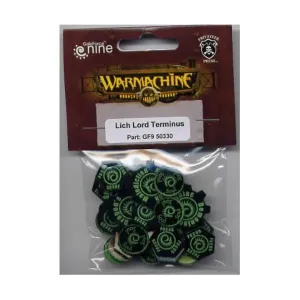 Терминус Лорда Лича, Warmachine - Warcaster Token Sets - Cryx (Gale Force Nine)