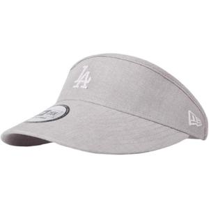 New Era Хлопковая льняная шляпа от солнца унисекс серого цвета, Gray