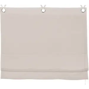 Римская штора andas «Fiete», с крючком, имитация льна, защитная перегородка, полупрозрачная, монохромная, базовая, бежевый