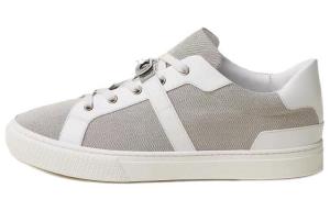 Кеды мужские низкие Hermès, серый / белый