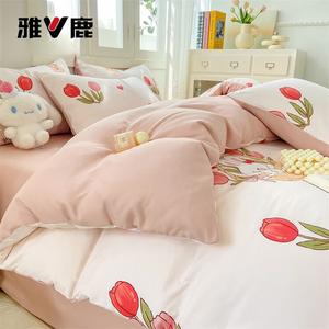 Yalu Пододеяльник 200х230 см, детский, с принтом Garden Rabbit, класс защиты для мам и малышей