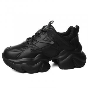 Кроссовки женские толстые низкие Golden Silk Rabbit, черный