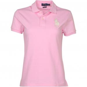 Женская поло Polo Ralph Lauren, розовый