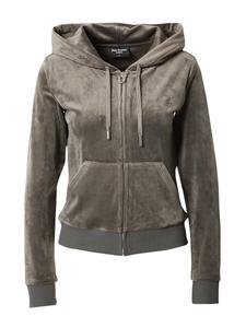 Толстовка с капюшоном на молнии Juicy Couture Robertson, темно-серый