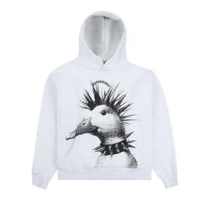 Худи Pleasures Punk Duck Hoodie, Heather Grey