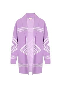 Вязаный кардиган IZIA, лавандовый