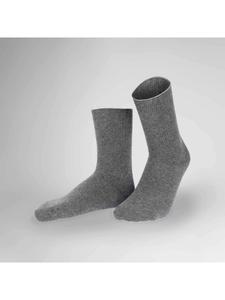 Носки Relax Soft с манжетой, не сдавливающей мышцы, серого меланжа. Hudson