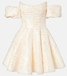 Мини-платье селена с открытыми плечами Markarian, Yellow