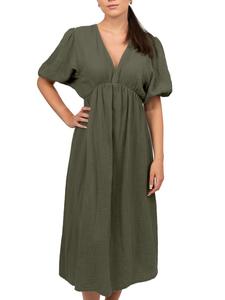 Длинное платье Reichstadt, хаки