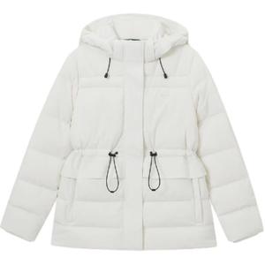 Женская пуховая куртка LACOSTE, Ecru