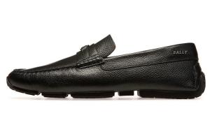 Лоферы с логотипом и табличкой Bally