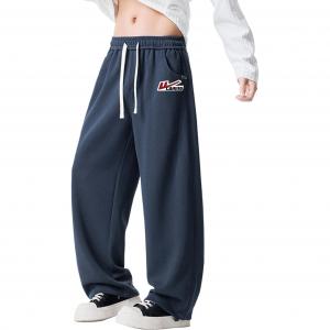 Вязаные спортивные штаны Unisex WARRIOR, темно-синий (diy badge)