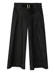 Широкие брюки со складками Lanvin Enfant, синий