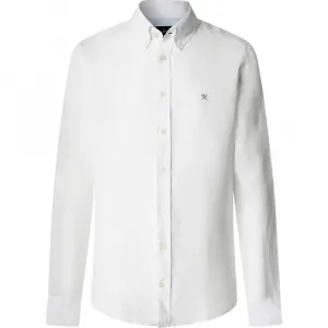 Рубашка Hackett Essential GMD Linen Brpt, белый