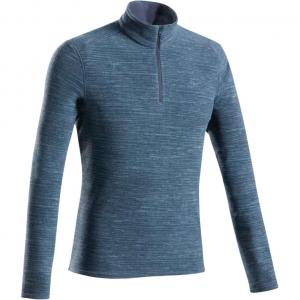 Мужская флисовая одежда MH100 Decathlon, темный темно-синий