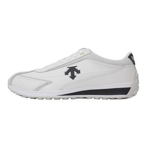 DESCENTE Кроссовки Cron Racer с противоскользящим покрытием, износостойкие, повседневные, унисекс, белые, черные