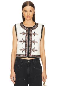 Жилет Zeana Isabel Marant Etoile, ecru