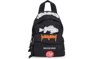 Исследователь Полиамидная Сумка Через Плечо Мини Мужская Черная Balenciaga